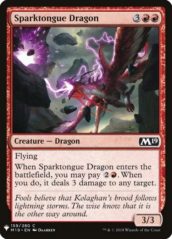 Sparktongue Dragon [The List]