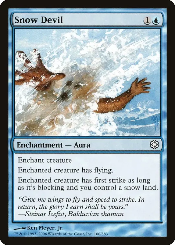Snow Devil [Coldsnap Theme Decks]