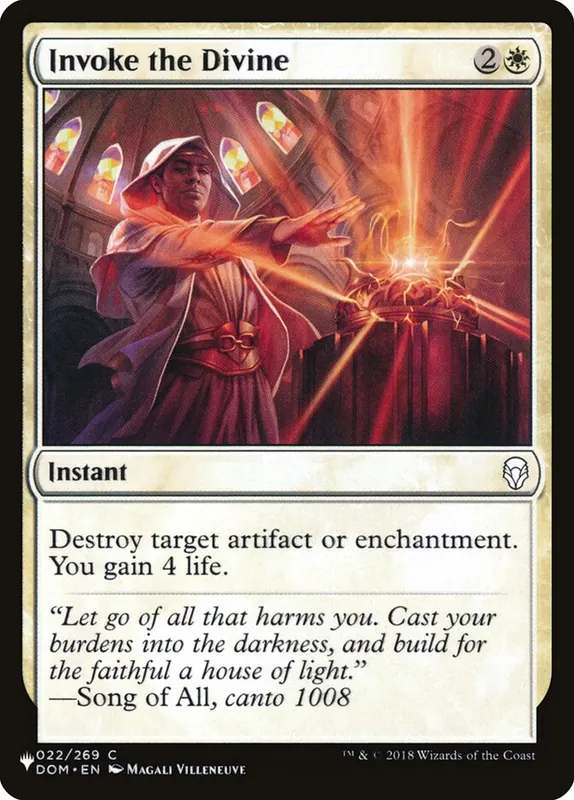 Invoke the Divine [The List]