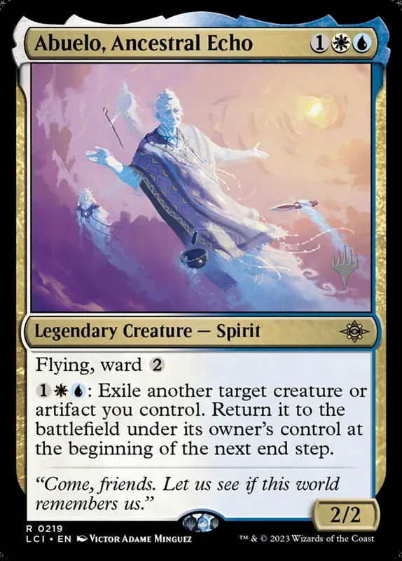 Abuelo, Ancestral Echo [The Lost Caverns of Ixalan Promos]