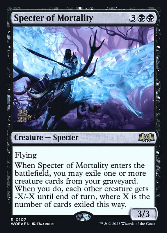 Specter of Mortality [Wilds of Eldraine Promos]