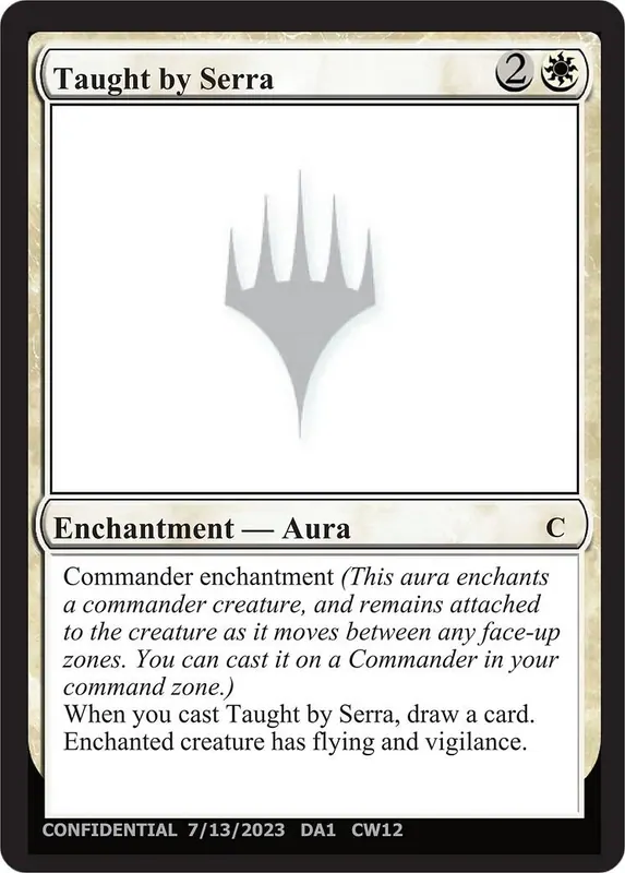 Taught by Serra [Unknown Event]