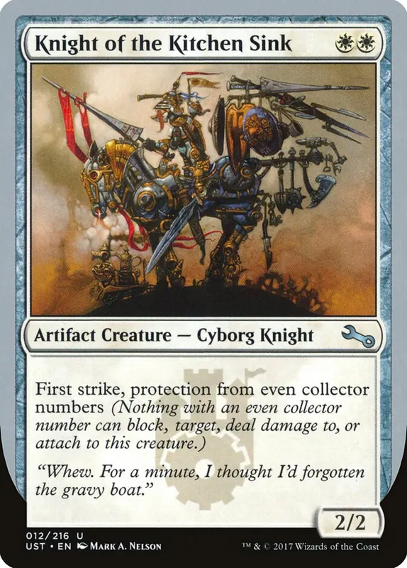 Knight of the Kitchen Sink [Unstable]