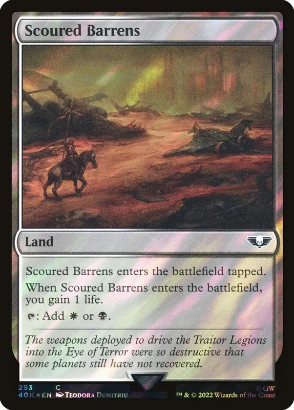 Scoured Barrens [Warhammer 40,000 Commander]
