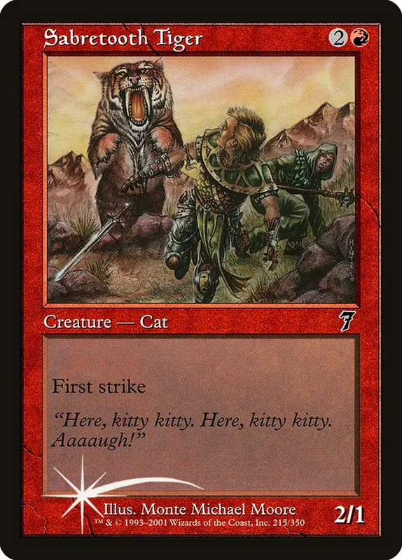 Sabretooth Tiger [Seventh Edition]