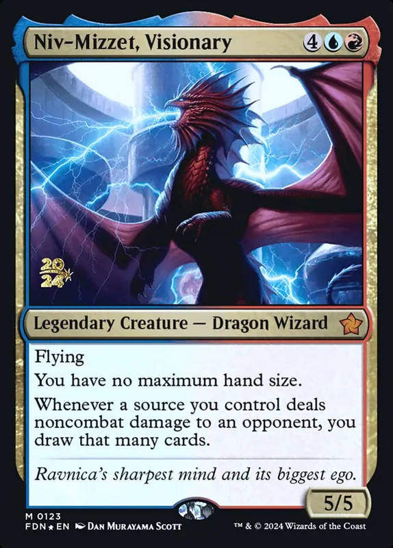 Niv-Mizzet, Visionary [Foundations Promos]