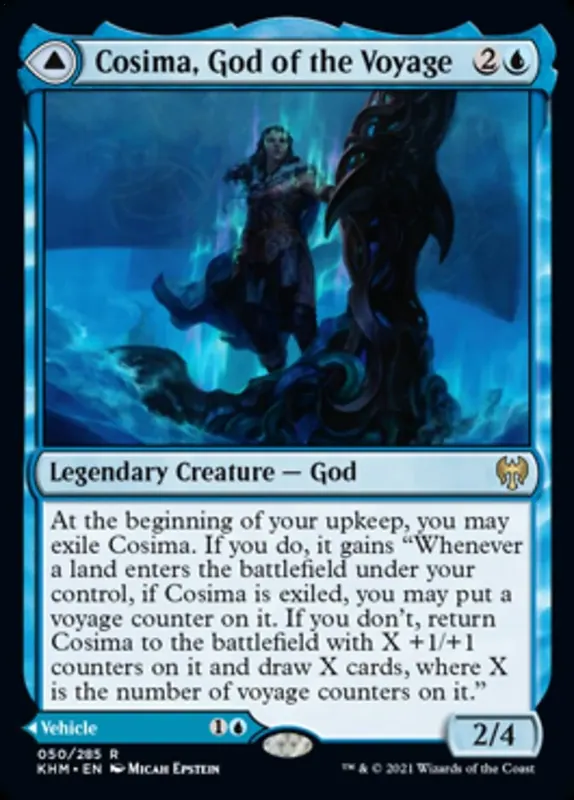 Cosima, God of the Voyage // The Omenkeel - Español [Kaldheim]