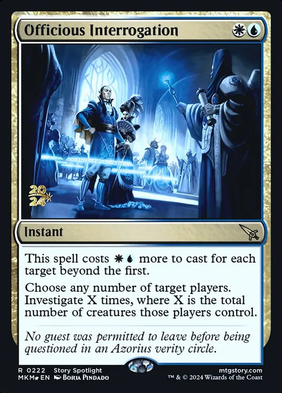 Officious Interrogation [Murders at Karlov Manor Promos]