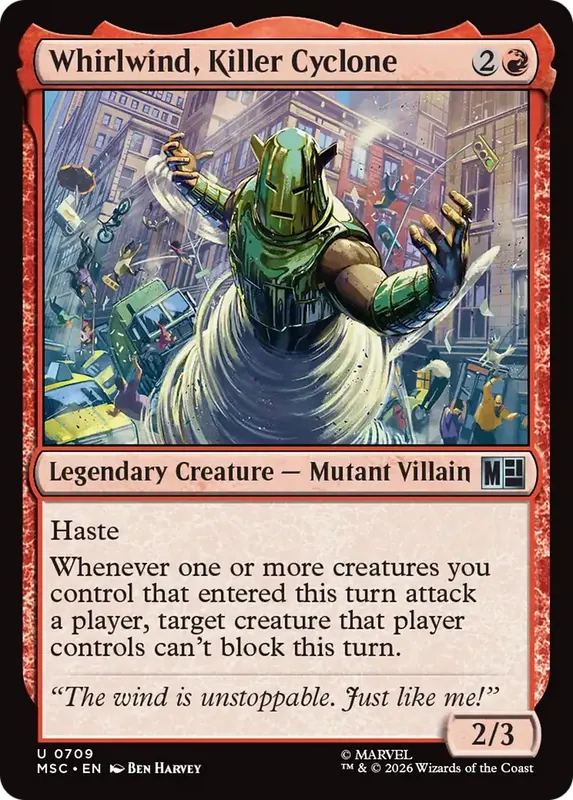 Whirlwind, Killer Cyclone [Marvel Super Heroes Commander]