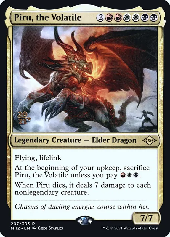 Piru, the Volatile [Modern Horizons 2 Promos]
