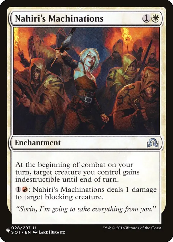 Nahiri's Machinations [The List]