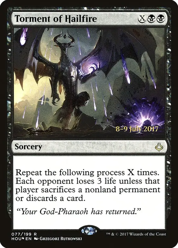 Torment of Hailfire [Hour of Devastation Prerelease Promos]