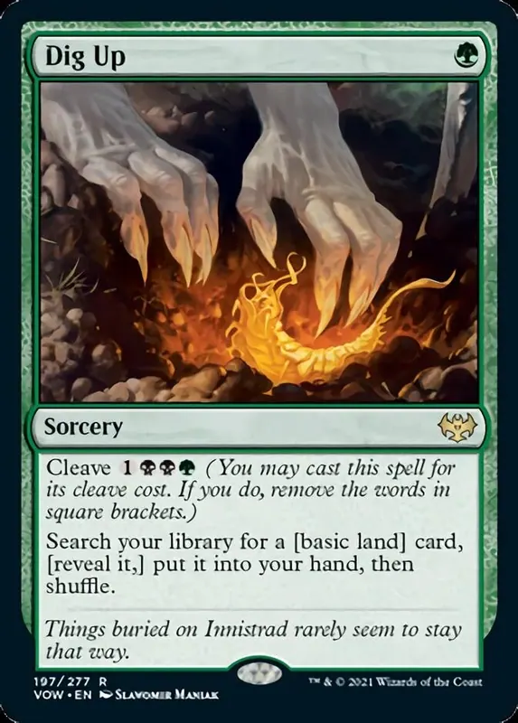 Dig Up - Español [Innistrad: Crimson Vow]