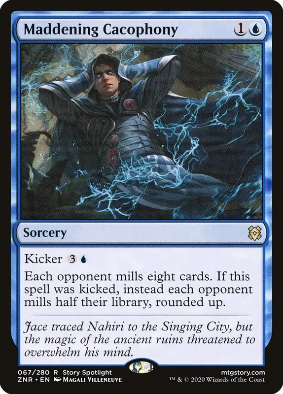 Maddening Cacophony [Zendikar Rising] - Español