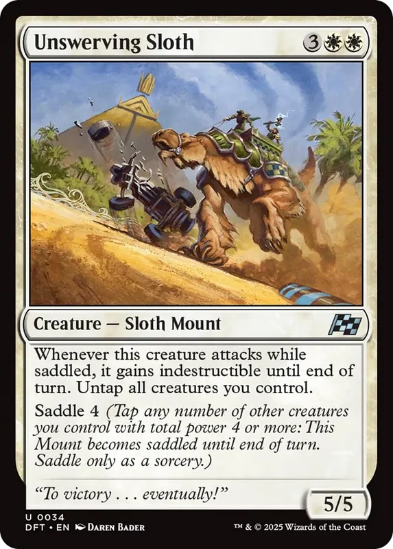 Unswerving Sloth [Aetherdrift]