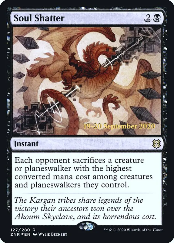 Soul Shatter [Zendikar Rising Promos]