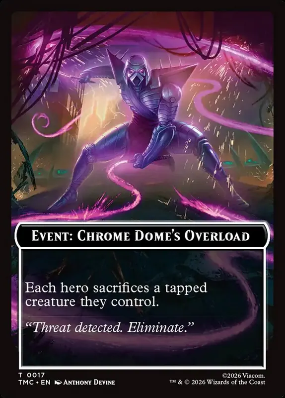 Event: Chrome Dome's Overload [Teenage Mutant Ninja Turtles Eternal Tokens]