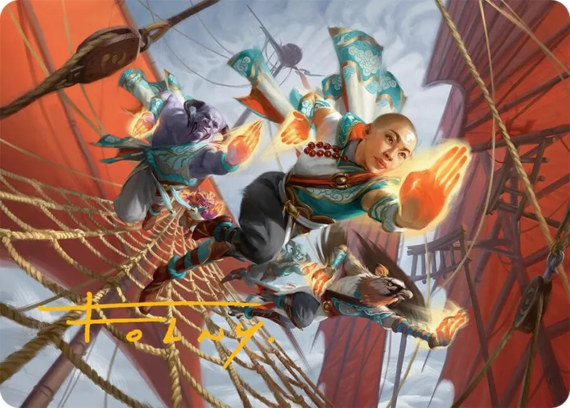Aligned Heart Art Card (52/54) (Gold-Stamped Signature) [Tarkir: Dragonstorm Art Series]