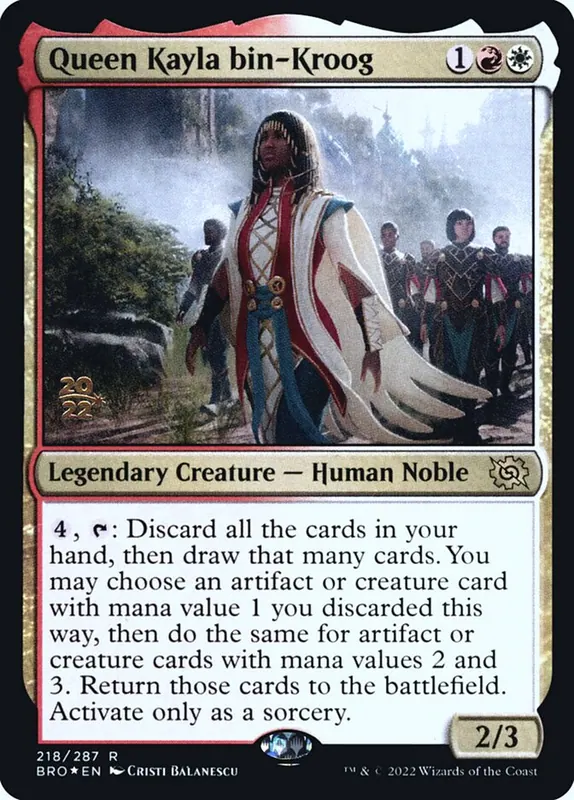 Queen Kayla bin-Kroog [The Brothers' War Promos]