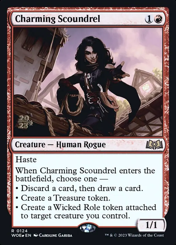 Charming Scoundrel [Wilds of Eldraine Promos]