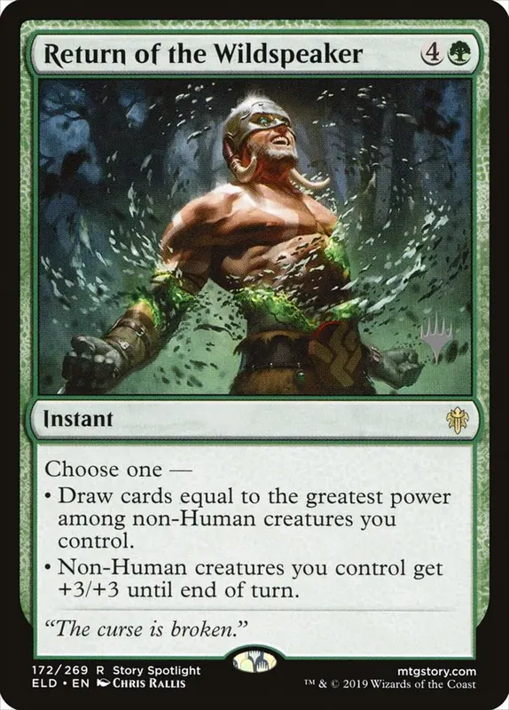 Return of the Wildspeaker (Promo Pack) [Throne of Eldraine Promos] - Español