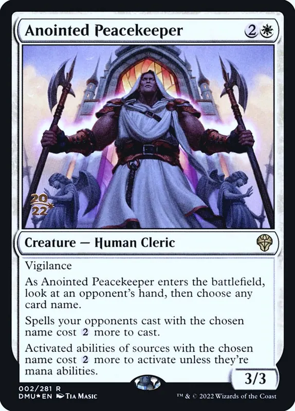 Anointed Peacekeeper [Dominaria United Promos]
