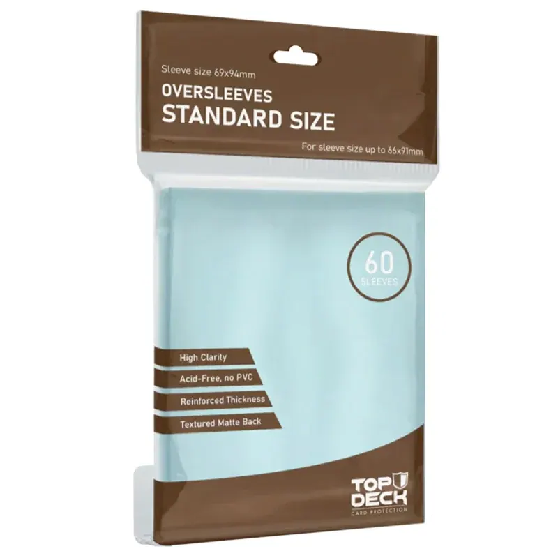Top Deck - Protectores Oversleeves Standard Size - 60