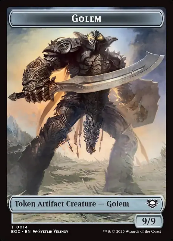 Golem [Edge of Eternities Commander Tokens]