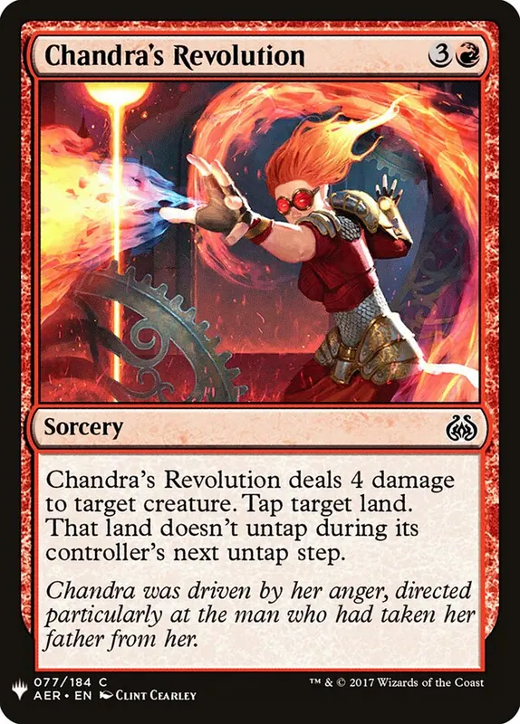 Chandra's Revolution [The List]