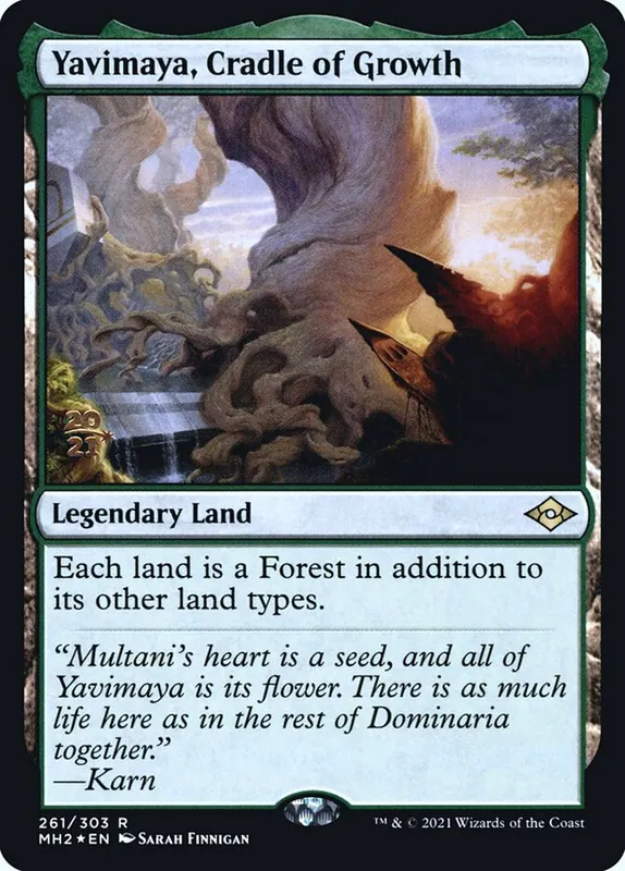 Yavimaya, Cradle of Growth [Modern Horizons 2 Promos]