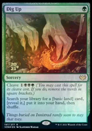Dig Up - Español [Innistrad: Crimson Vow Prerelease Promos]
