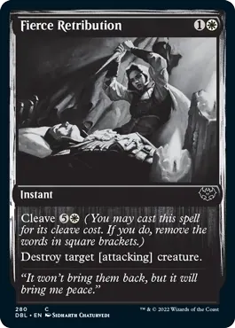 Fierce Retribution [Innistrad: Double Feature]