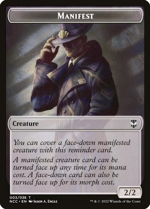 Manifest [New Capenna Commander Tokens]