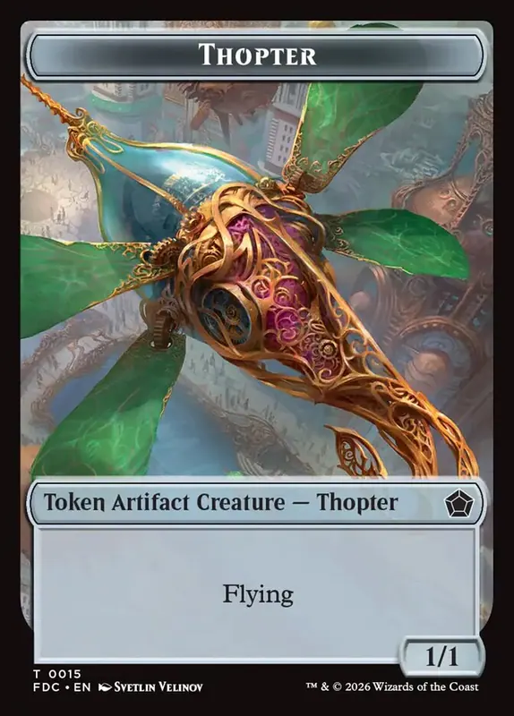 Thopter [Foundations Commander Tokens]