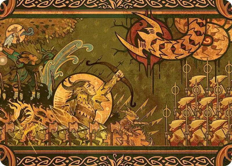 Chronicle of Victory Art Card (Gold-Stamped Signature) [Lorwyn Eclipsed Art Series]
