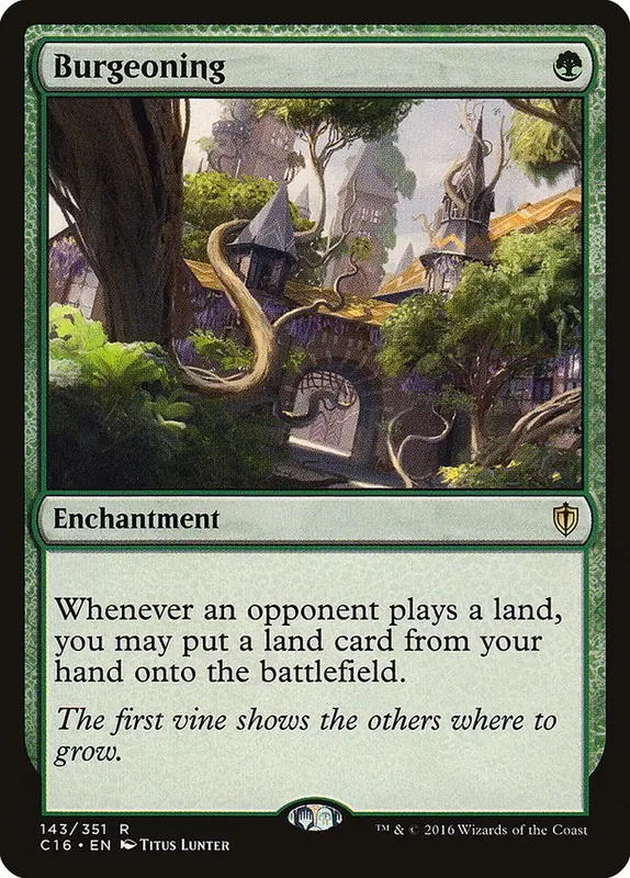 Burgeoning [Commander 2016] - Japones