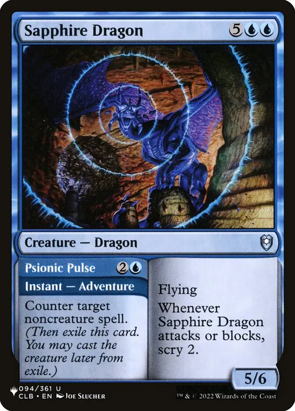 Sapphire Dragon // Psionic Pulse [The List]