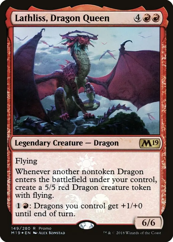 Lathliss, Dragon Queen [Core Set 2019 Promos]