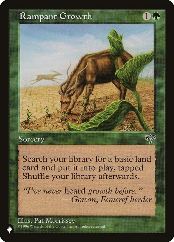 Rampant Growth [The List]