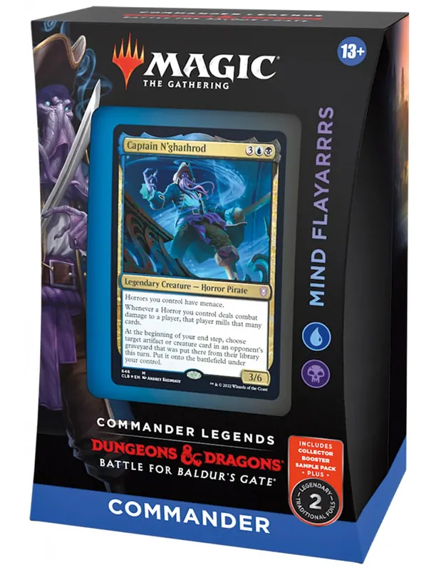 Mtg Commander Deck Legends Battle for Baldur's Gate - Mind Flayarrrs - Español