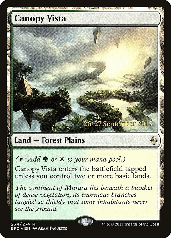 Canopy Vista [Battle for Zendikar Promos]