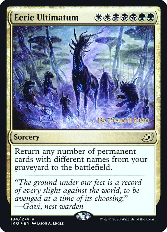 Eerie Ultimatum [Ikoria: Lair of Behemoths Promos]