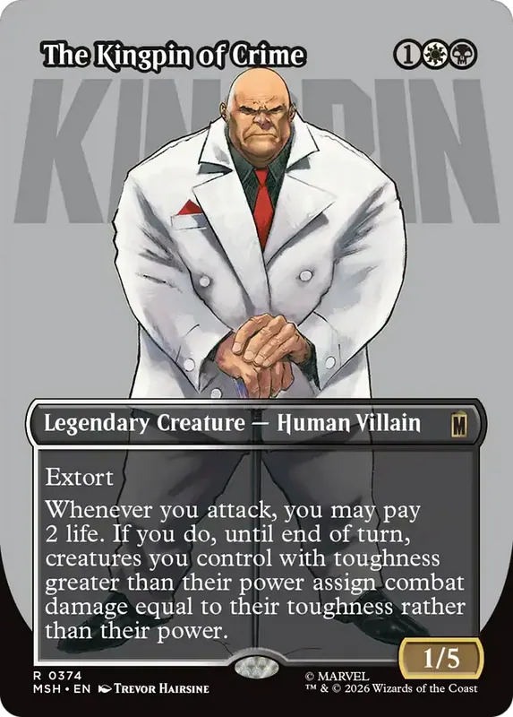 The Kingpin of Crime (Borderless) (0374) [Marvel Super Heroes]