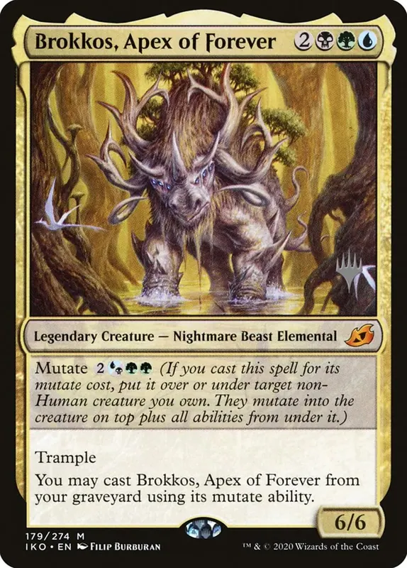 Brokkos, Apex of Forever (Promo Pack) [Ikoria: Lair of Behemoths Promos]