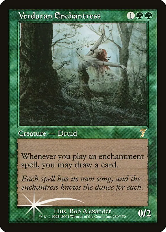 Verduran Enchantress [Seventh Edition]