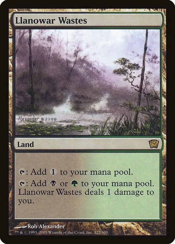 Llanowar Wastes [Ninth Edition]