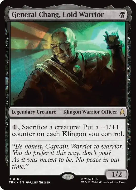 General Chang, Cold Warrior [Star Trek]
