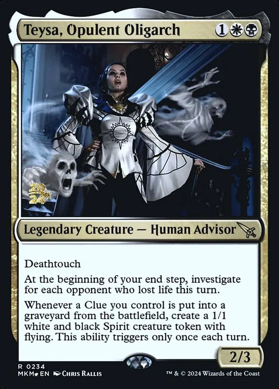 Teysa, Opulent Oligarch [Murders at Karlov Manor Promos]