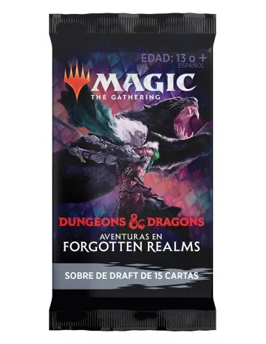MTG D&D ADVENTURES IN THE FORGOTTEN REALMS SOBRE DE CARTAS ESPAÑOL