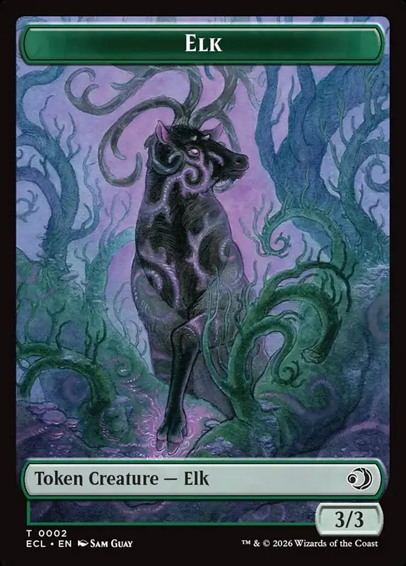 Elk [Lorwyn Eclipsed Tokens]